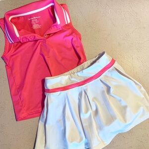 Girls Pink Tennis Outfit Tommy Bahama